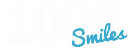The 1000 Smiles Dental Group website footer logo