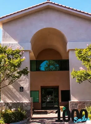 Dentist Thousand Oaks CA Front Entrance The exterior of the office building where 1000 Smiles Dental Group is located
